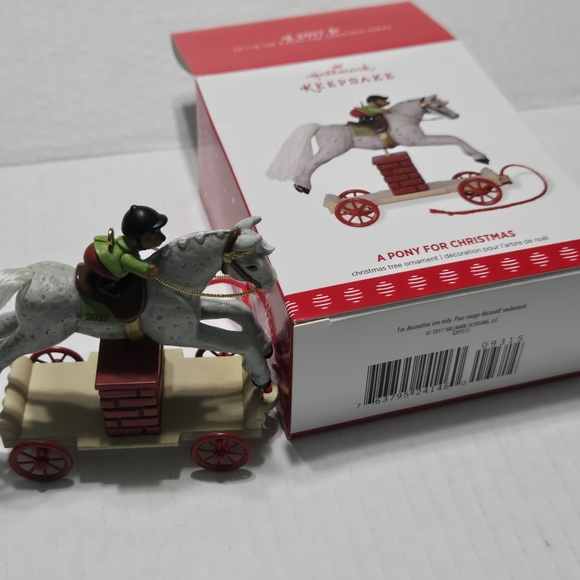 Hallmark Keepsake Christmas Ornament A Pony For Christmas 2017 Series - Picture 12 of 12